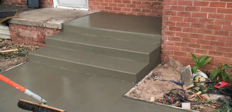 concrete small stair